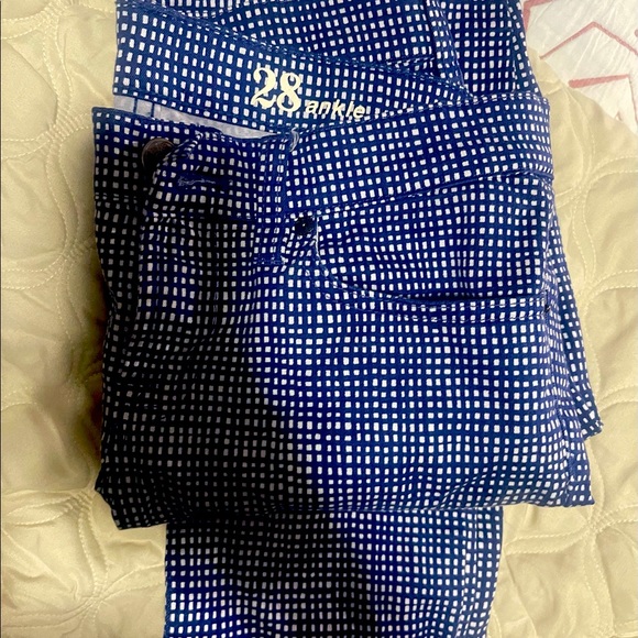 Crew pants blue size 28 - Picture 2 of 3